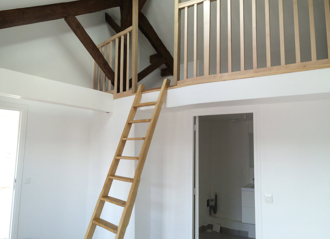 Aménagement mezzanine sous combles