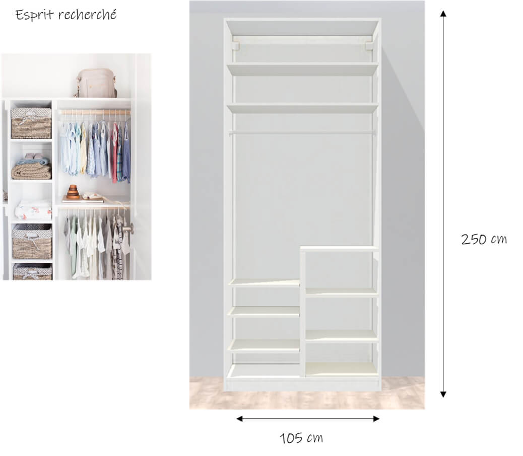 création dressing sur mesure