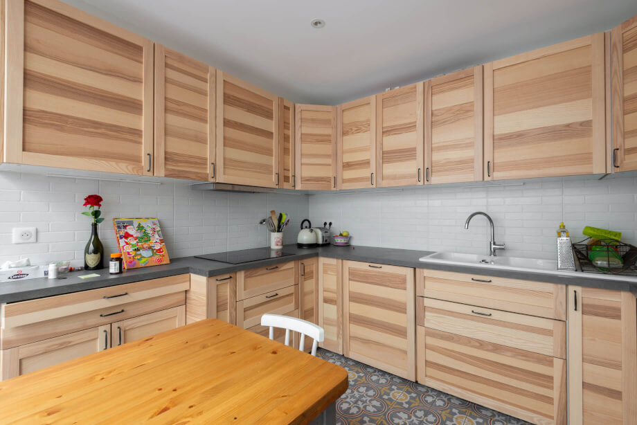 cuisine crédence carrelage