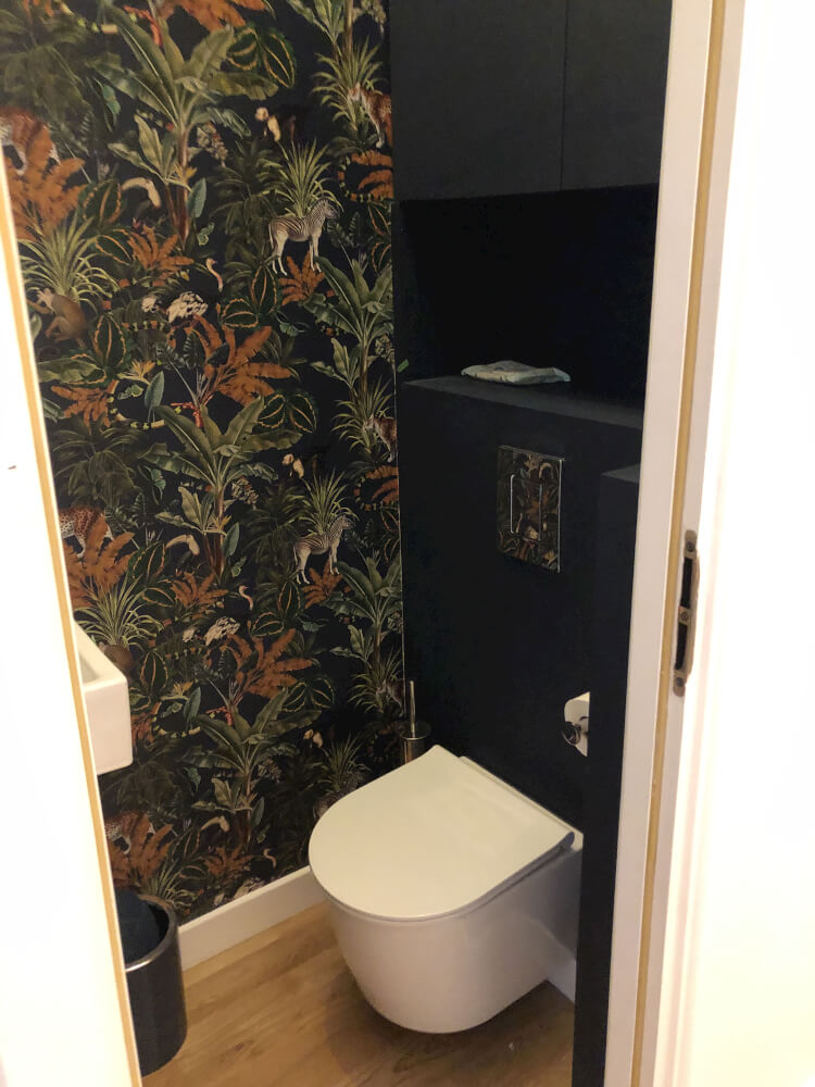 papier peint toilettes