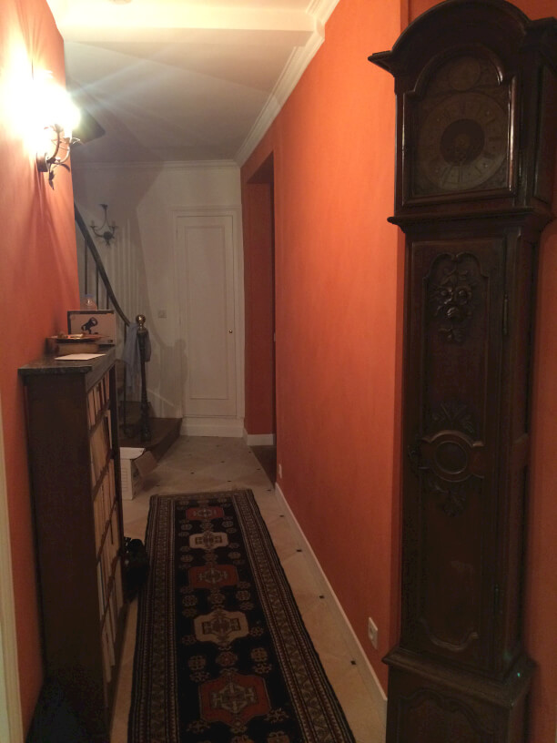 peinture entrée et couloir
