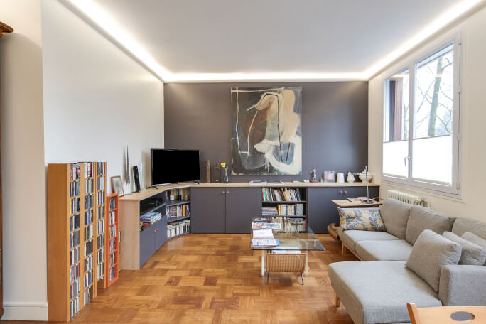 peinture salon pièce de vie