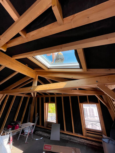 pose fenetre de toit