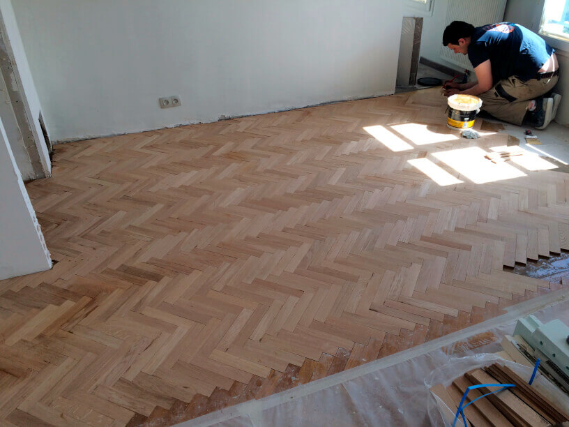poser un parquet pointe de hongrie