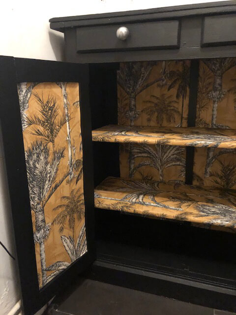 relooker un meuble avec papier peint