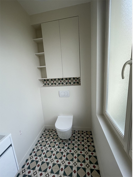 Des placards fermés pour gagner de la place